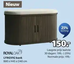 Jysk Lyngvig bank aanbieding