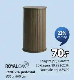 Jysk Lyngvig pedestal aanbieding