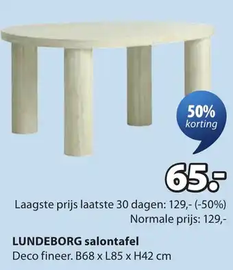 Lundeborg salontafel