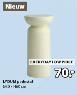 Jysk Lydum pedestal aanbieding