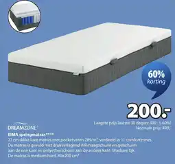 Jysk Eima springmatras aanbieding