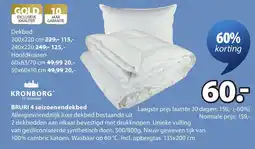 Jysk Bruri 4 seizoenendekbed aanbieding