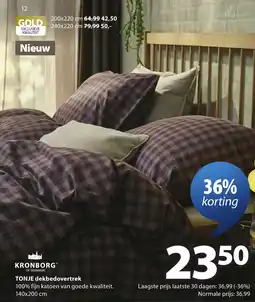 Jysk Tonje dekbedovertrek aanbieding
