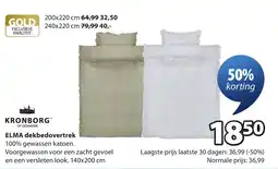 Jysk Elma dekbedovertrek aanbieding