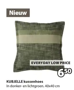 Jysk Kubjelle kussenshoes aanbieding