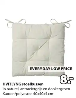 Jysk Hvitlyng stoelkussen aanbieding