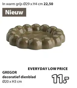 Jysk gregor decoratief dienblad aanbieding