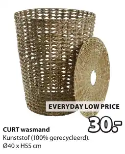 Jysk Curt wasmand aanbieding