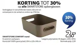 Jysk Smartstore comfort mand aanbieding