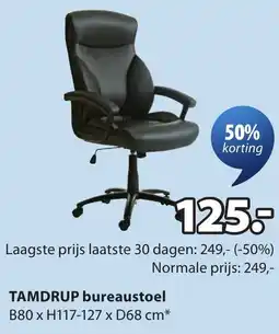 Jysk Tamdrup bureaustoel aanbieding