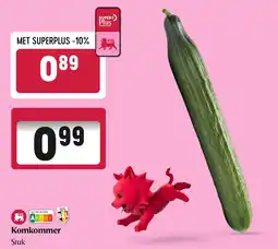 Delhaize Komkommer aanbieding