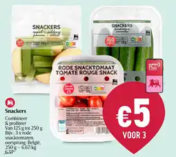 Delhaize Snackers aanbieding