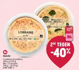 Delhaize Quiche aanbieding