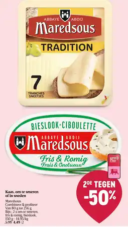 Delhaize Maredsous bieslook ciboulette aanbieding