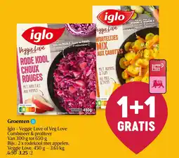 Delhaize Iglo - Veggie Love of Veg Love aanbieding