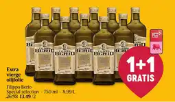 Delhaize Extra vierge olijfolie Filippo Berio Special selection aanbieding