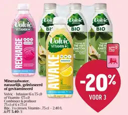 Delhaize Mineraalwater, natuurlijk, geïnfuseerd of gevitamineerd aanbieding