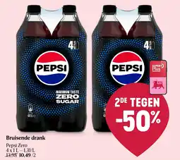 Delhaize Bruisende drank Pepsi Zero aanbieding