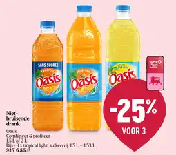 Delhaize Niet-bruisende drank Oasis aanbieding