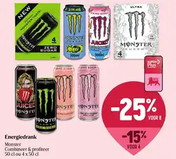 Delhaize Energiedrank monster aanbieding