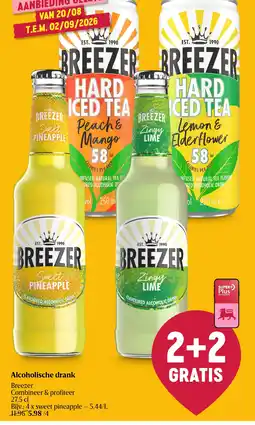 Delhaize Breezer aanbieding