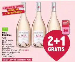Delhaize Pink Flamingo aanbieding