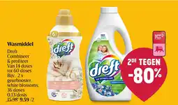 Delhaize Wasmiddel Dreft aanbieding