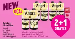 Delhaize Belgisch blond bier Angel aanbieding