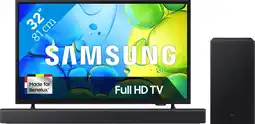 Coolblue Samsung 32 Full HD F6000F (2025) + Samsung HW-B450F Zwart aanbieding