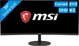 Coolblue MSI PRO MP341CQ E12 Curved aanbieding