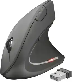 Coolblue Trust Verto Draadloze Ergonomische Muis aanbieding