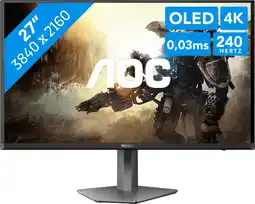 Coolblue AOC AG276UZD QD-OLED aanbieding