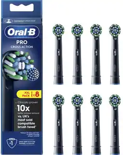 Coolblue Oral-B Pro Cross Action Zwart (8 stuks) aanbieding