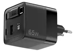 Coolblue Sitecom 65W GaN Oplader met Uittrekbare Kabel aanbieding