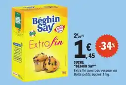 E.Leclerc Sucre Béghin Say aanbieding
