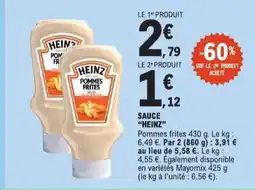 E.Leclerc Sauce Heinz aanbieding