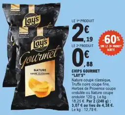 E.Leclerc Chips gourmet lay's aanbieding