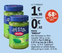 E.Leclerc Pesto barilla aanbieding