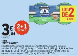 E.Leclerc Thon petit navire aanbieding