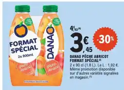 E.Leclerc Danao pêche abricot format spécial aanbieding