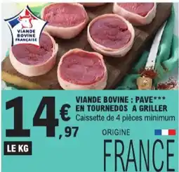 E.Leclerc Viande bovine : pave aanbieding