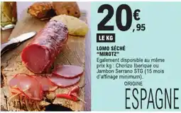 E.Leclerc Lomo séché mirotz aanbieding