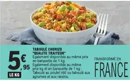 E.Leclerc Taboulé chorizo qualite traiteur aanbieding