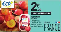 E.Leclerc Nectarines eco+ aanbieding