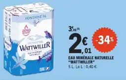 E.Leclerc Eau minérale naturelle wattwiller aanbieding