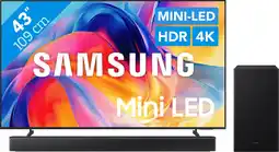 Coolblue Samsung Mini-LED 43 M73H (2026) + Samsung HW-B66CF (2025) aanbieding