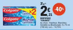 E.Leclerc Dentifrice colgate aanbieding