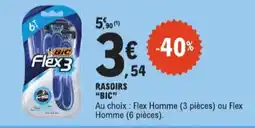 E.Leclerc Rasoirs bic aanbieding