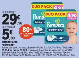 E.Leclerc Changes bebe pampers aanbieding
