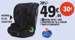 E.Leclerc Siege auto i size aanbieding